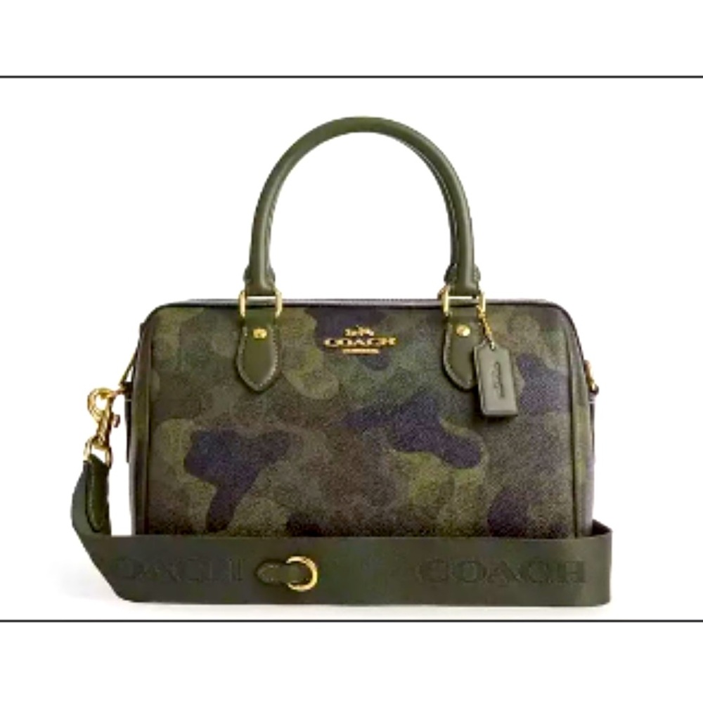 Coach Rowan satchel camouflage